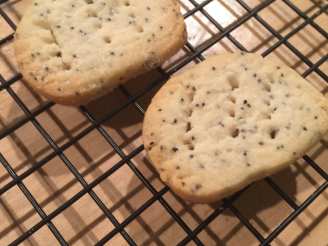 Lemon Poppy Seed Shortbread Cookies
