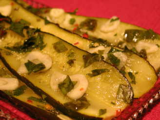 Marinated Zucchini in the Style of Naples
