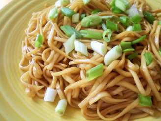 Simple Sesame Soy Oriental Noodles
