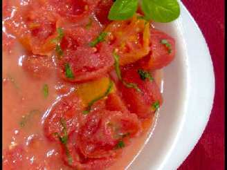 Evelyn's Fried Red Tomatoes