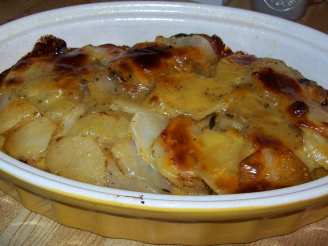 Baked Sausage Potatoes and Cheese