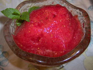 Strawberry Daiquiri Sorbet