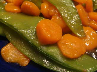 Glazed Carrots and Pea Pods