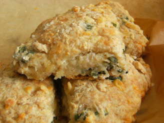 Cheese and Basil Giant Scones