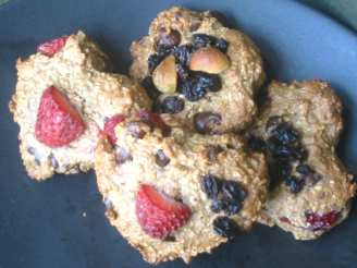 Strawberry Chocolate Chip Oatmeal Cookies