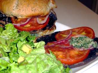Ww 4 Points - Grilled Portobello Burger With Basil Mayo