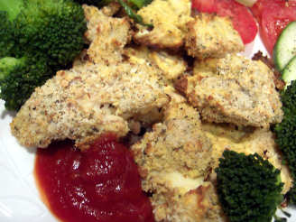 Healthy Herb-Baked Catfish Nuggets