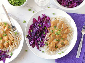 Linguine with Chicken and Peanut Sauce