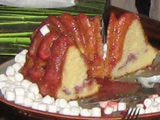 Strawberry Shortcake Bundt Cake