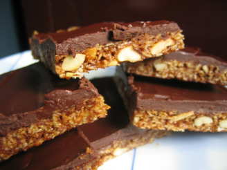 Chocolate Peanut Chewy Bars