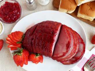Strawberry Glazed Ham