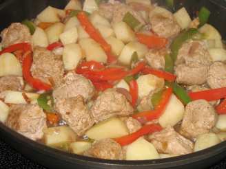 Country Sausage, Peppers and Potatoes