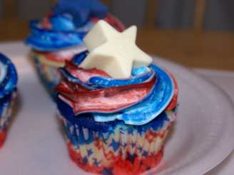 Patriotic 4th of July Cupcakes
