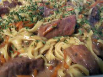 Easy Beef and Noodles Casserole...