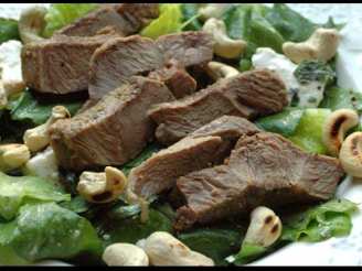 Middle Eastern Lamb Salad With Spinach & Feta (Low Carb)