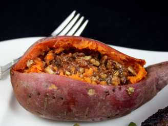 Baked Sweet Potatoes With Brown Sugar-Pecan Butter