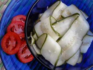 Gourmet Magazine's Asian Cucumber Ribbon Salad