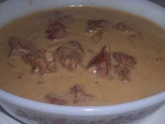 Simple Beef Tips and Gravy