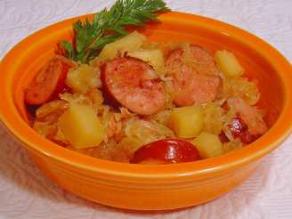 Jolean's Crock Pot Old World Sauerkraut Supper