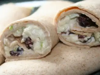 Raisin-Apple Tortilla Roll-Ups