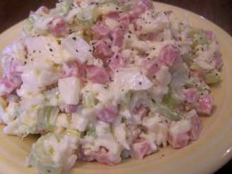 Cold Rice Mozzarella Ham Salad