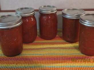 Delicious Tomato Salsa (Recipe for Canning)