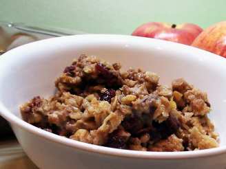 Modified Baked Cranberry Oatmeal