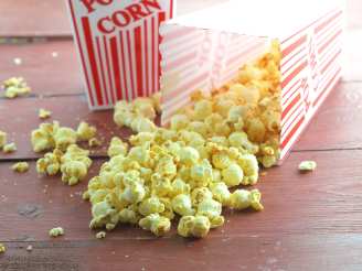 Cheesy Barbecued Popcorn
