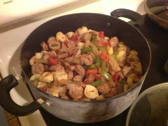 Italian Chicken Sausage and Peppers Skillet