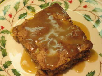 Autumn Apple Cake With Butter Sauce