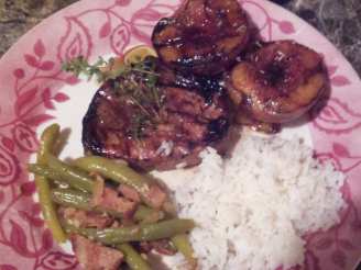 Grilled Chicken With Balsamic Peach Marinade