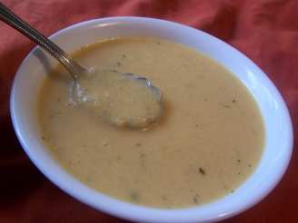 Apple Cheddar Potato Soup