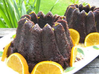 Zucchini Chocolate Orange Cake