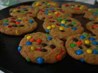 Mini M&M's (Or Chocolate Chip) Cookies