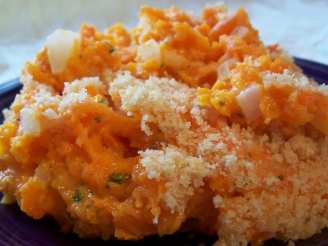 Cheesy Mashed Carrots