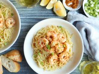 Old Bay Spicy Shrimp Scampi