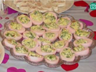 Spinach Deviled Eggs