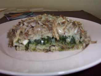 Spinach Potato and Feta Bake