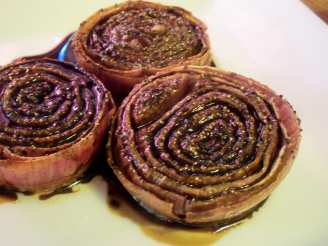 Roasted Red Onions with Balsamic Vinegar