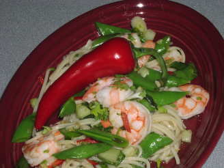 Thai Noodle Salad With Prawns