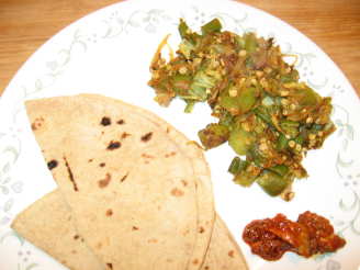 Bhindi Bhaji (Fried Stuffed Okra)