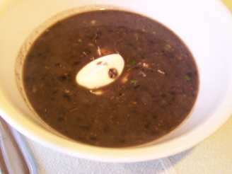 Cuban Black Bean Soup