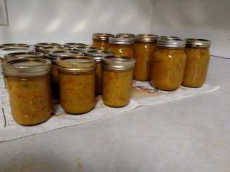 Hot Pepper Butter (Mustard) for Canning