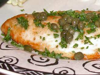 Sole Meuniere With Browned Butter Caper Sauce