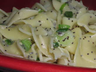 Poppy Seed and Green Onion Noodles