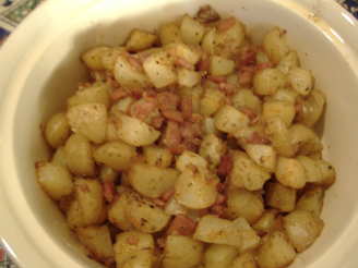 Hot German Potato Bacon Salad