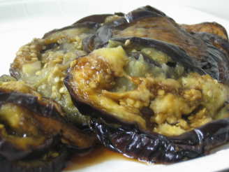 Steamed Eggplant With Garlic and Chilli