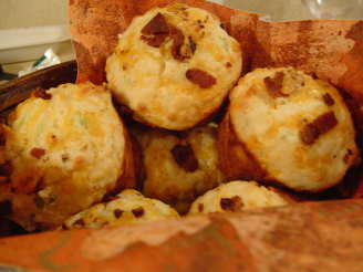 Cheddar Bacon and Green Onion Muffins