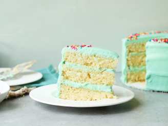 Magnolia Bakery's Vanilla Birthday Cake and Frosting