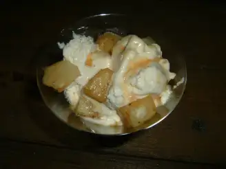 Rum Runner's Pineapple on Ice Cream